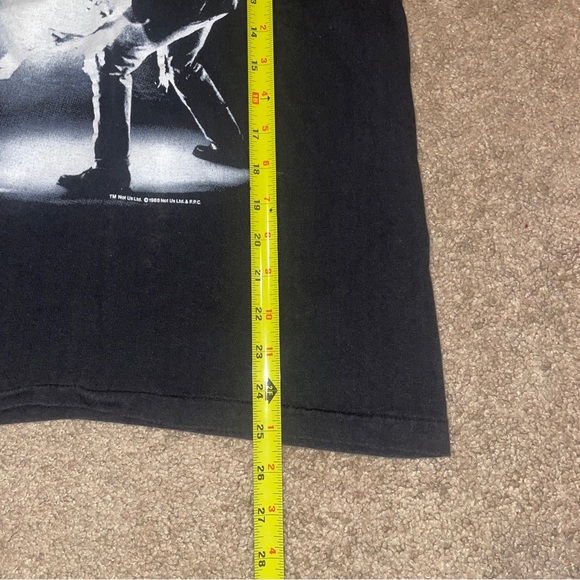 Vintage U2 Rattle And Hum 88 Concert T- Shirt Gurney Tag Single Stitch Size Med - Picture 4 of 5